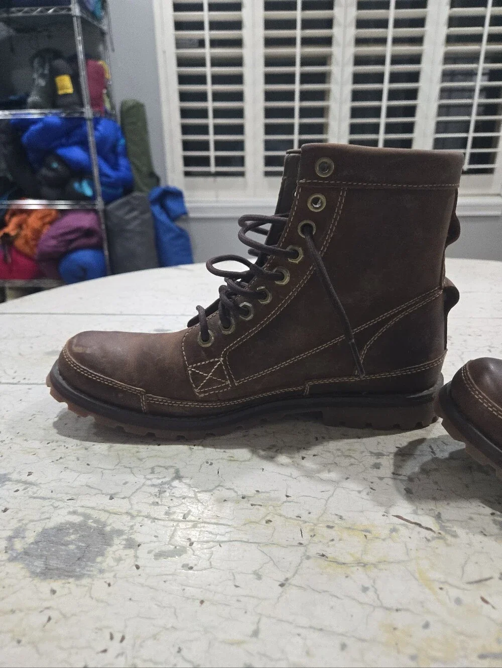 Timberland Earthkeepers Boots Men's Brown Leather Size 43-9